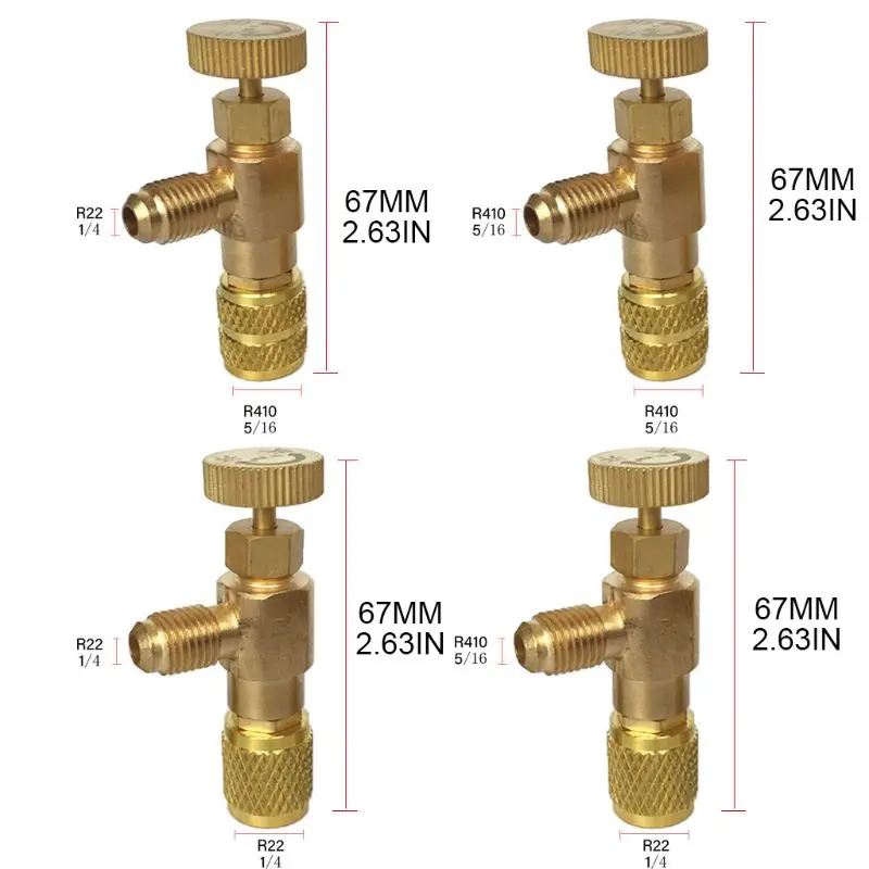 MEXI Replace Refrigeration Valve R22/R410 Refrigeration Charging Adapter Connector Liquid Addition Accessories Air Conditioning