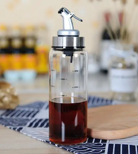 50pcs  Cooking Bottle Dispenser Sauce Bottle Glass Storage Bottles for Oil and Vinegar Creative Kitchen Tools Accessories