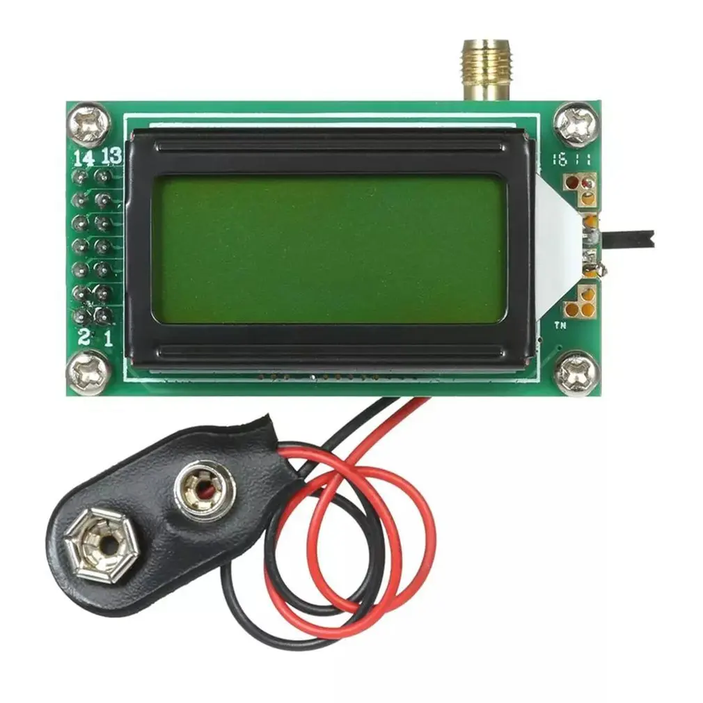DIY High Accuracy 1~500MHz Frequency Counter Tester Digital LCD Display Measurement With SMA Jack Female For Ham Radio