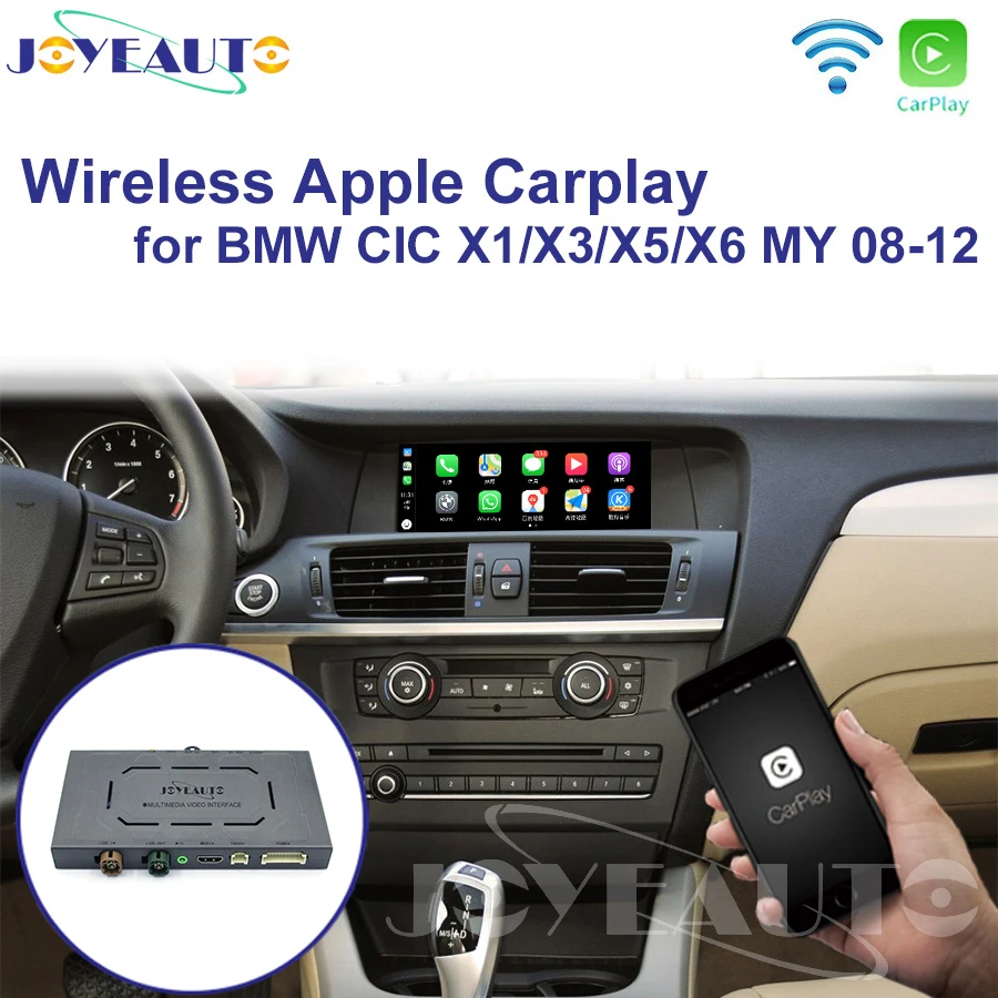 

Беспроводной Apple CarPlay для BMW 2008-2012 CIC X1 X3 X5 X6 E70 E71 E84 F25