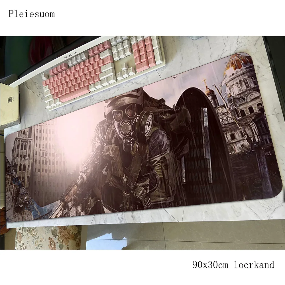 metro 2033 mousepad 900x300x4mm present Computer mouse mat gamer gamepad pc Birthday gaming mousemat desk pad office padmouse