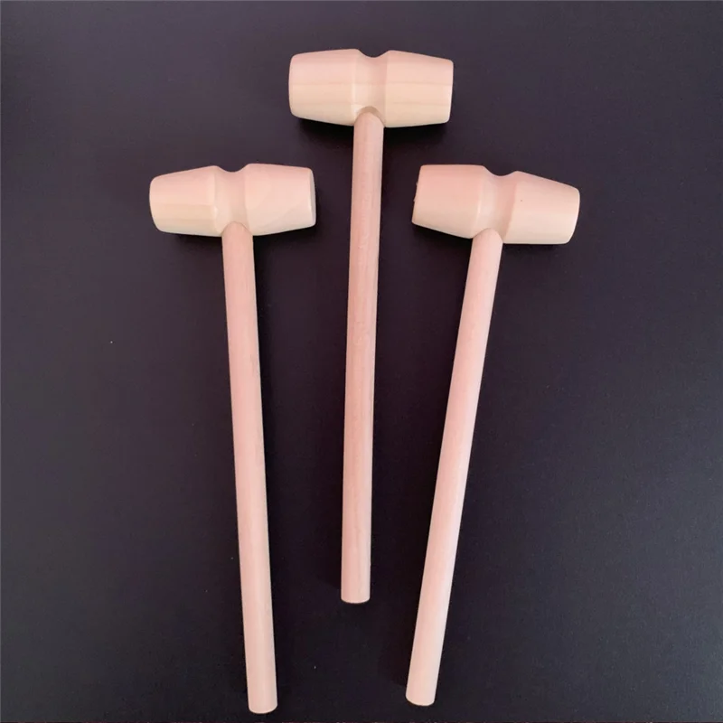 20/50/100 Pcs Mini Wooden Hammer Wood Mallet For Crackable Cake Lobster Crab Shell Shellfish Baby Educational Toy