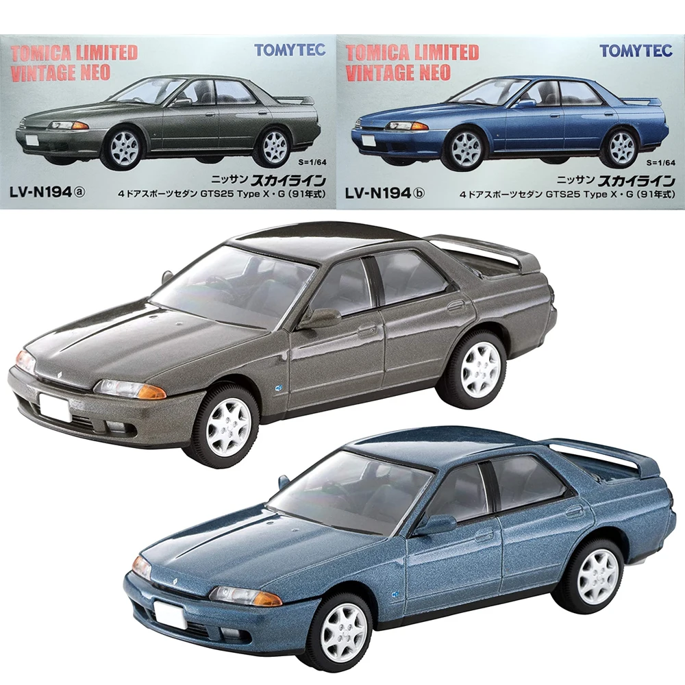 

1:64 TOMYTEC limited vintage Neo TLV LV-N194a Nissan Skyline GTS25 collection die casting alloy car model