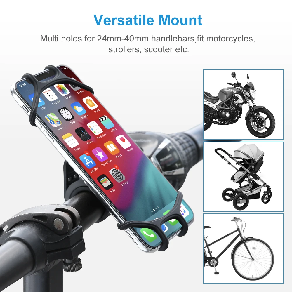 StarLife Bike Phone Holder Bicycle Mobile Cellphone Holder Motorcycle Suporte Celular For iPhone Samsung Xiaomi Gsm Houder Fiets