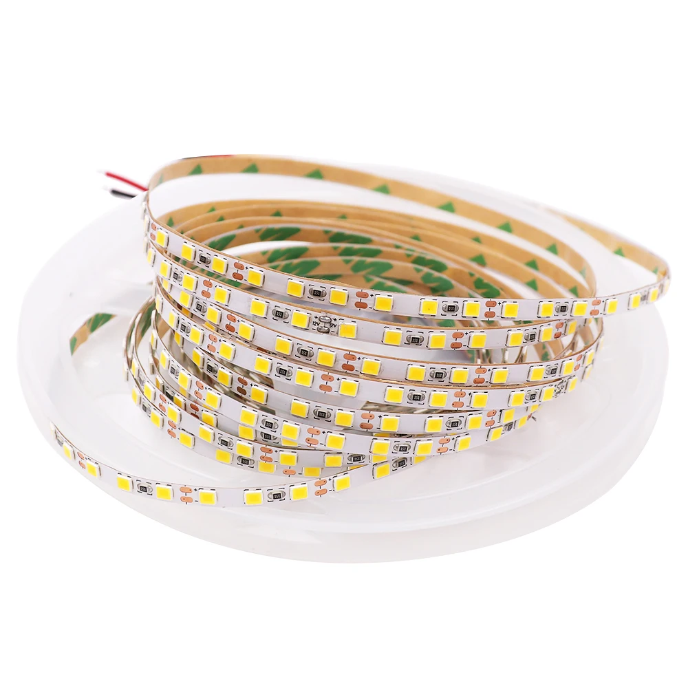 5M DC12V LED Strip Light SMD2835 120LEDs/M LED Tape 4MM PCB Flexible LED Ribbon for Backlight LED Light Strip for Decoration