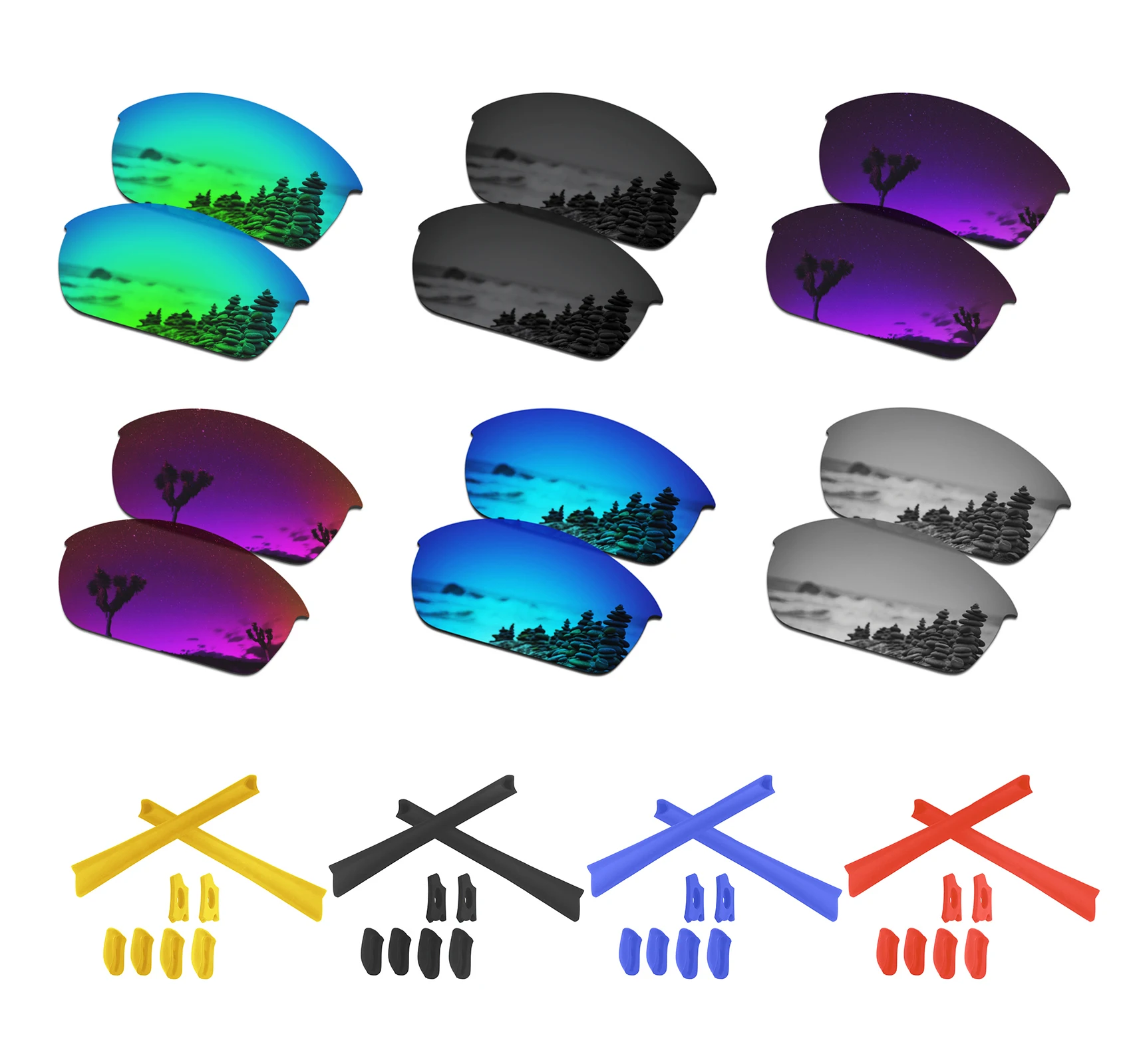 

Поляризованные Сменные линзы SmartVLT для Oakley Flak солнечные очки к куртке-несколько вариантов