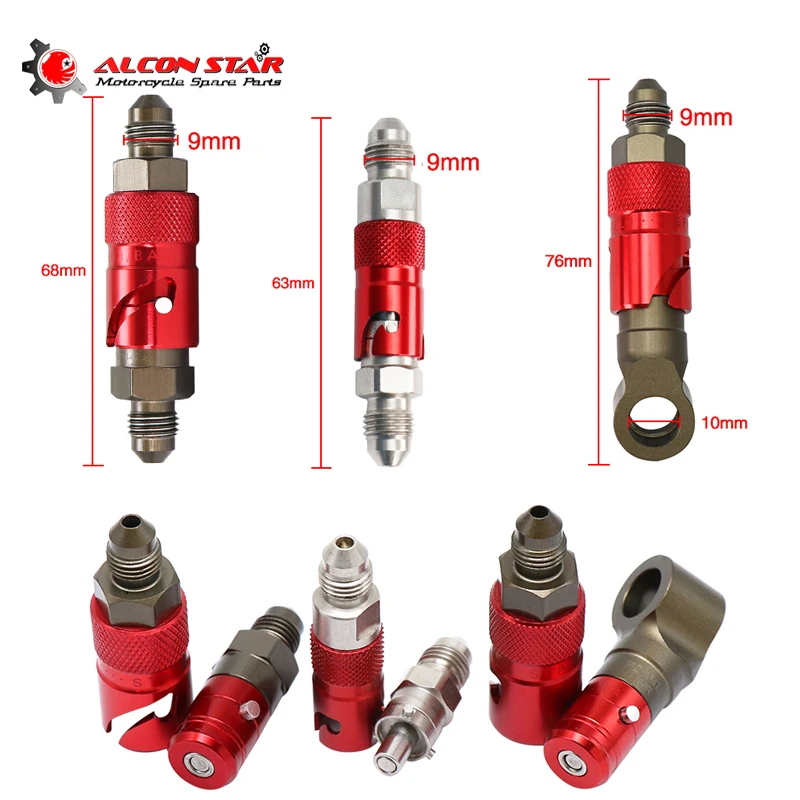 Alconstar-Mangueira De Linha De Freio De Motocicleta De Alumínio, Quick Release, Quick Release Connect, Kit Adaptador para Honda, Yamaha, AN3