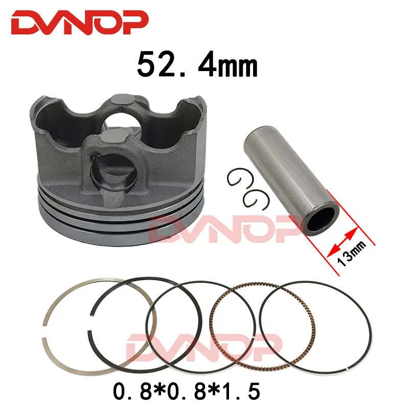 Motorcycle Accessories Set piston and ring ZY125T-13-14 AS125 JYM125T