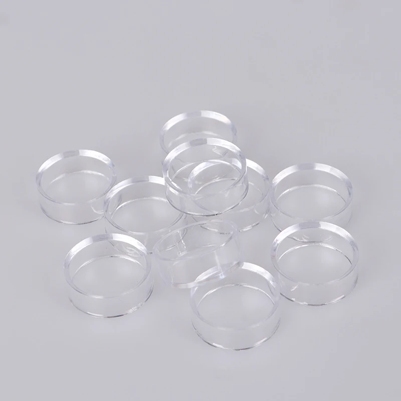 10PCS Acrylic Clear Display Stand Sphere Holder For Crystal Ball Base suitable for photography, home decor, award base