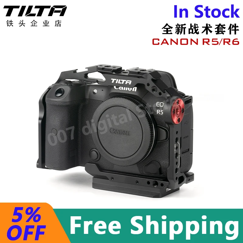 

TILTA TA-T22-FCC-V2 Full Camera Cage for Canon R5/R6 V2 With DSLR Black Kit Photography Accessories