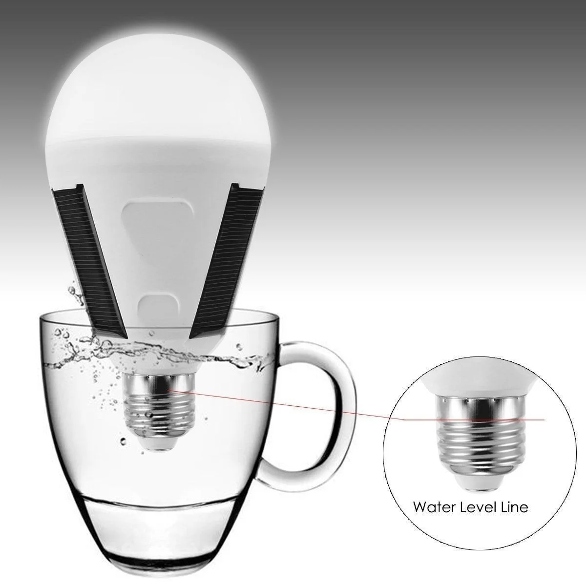 2020 New Solar Power Bulb Portable Led Bulb Light Charged Solar Energy Lamp