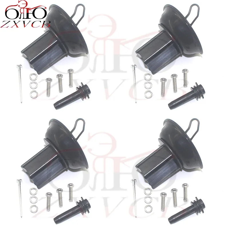 4set for CB400 VTEC CB 400 Motorcycle carburetor repair kit plunger diaphragm