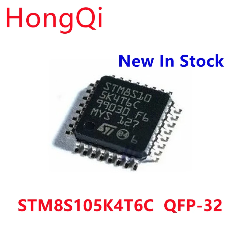 1 pçs/lote STM8S105K4T6C STM8S105 QFP-32
