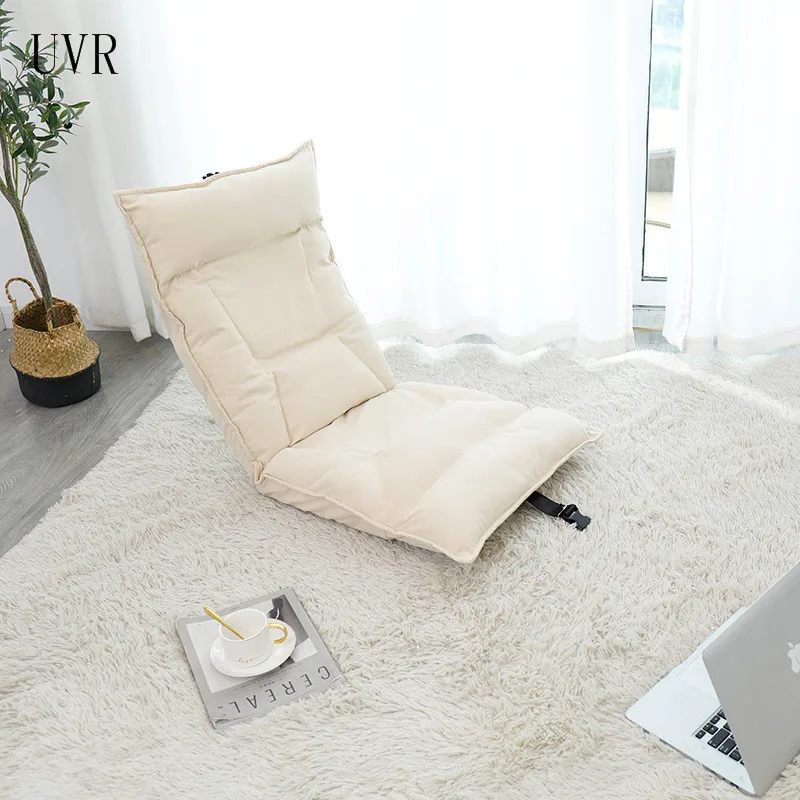 

UVR Foldable Lazy Sofa Household Single Floor Tatami Bed Balcony Window Reading Backrest Stool Bedroom Recliner Furniture