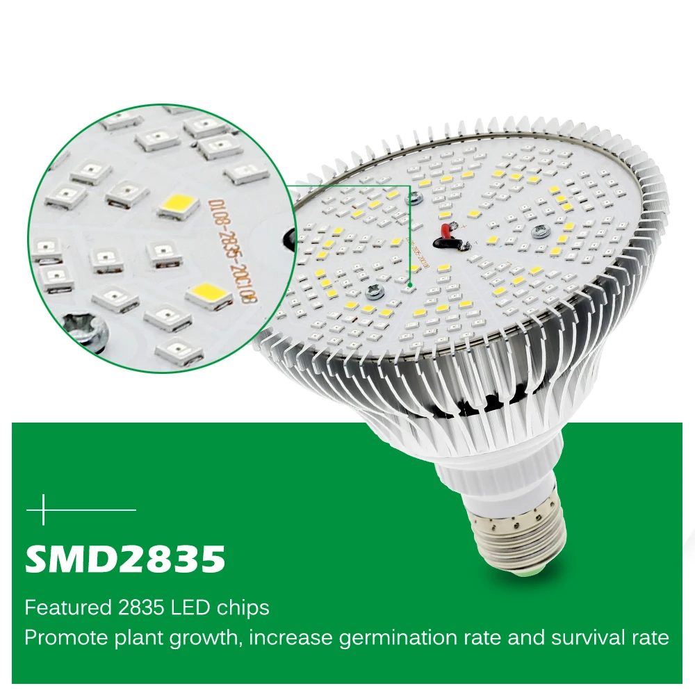 E27 Led Grow Lamp 250W Phyto Lamp Voor Hydrocultuur Groenten SMD2835 Volledige Spectrum Led Grow Light Voor Bloeiende Planten