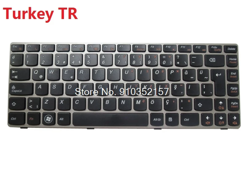 

Keyboard For Lenovo Z360 Z360A Z360G G360 Turkey TR US English United Kingdom UK Germany GR Latin America LA Greek GK Italy IT