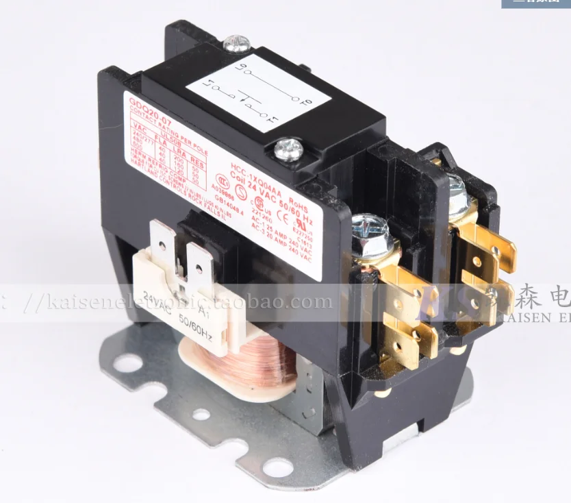 

24VAC40A HCC-1XQ04AA UL single-phase belt bus duct air conditioner American AC contactor