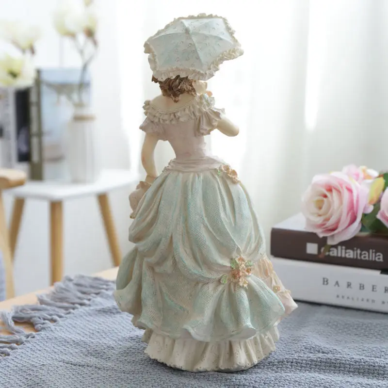 Victoria Girl Ornament Furnishing Articles Cafe Sitting Room Porch European-Style Home Decoration Bar Girlfriend Birthday Gift