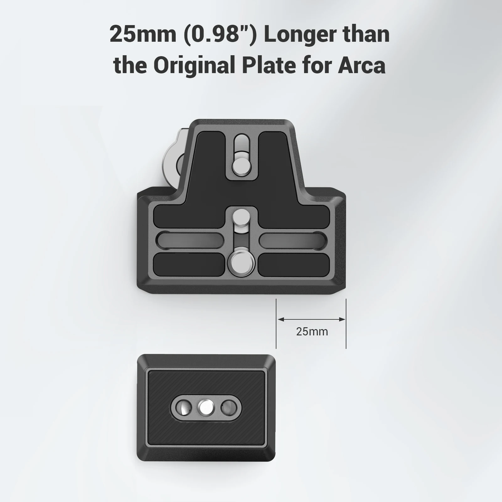 SmallRig Extended Arca-Type Quick Release Plate for DJI RS 2 and RSC 2 Gimbal for RS 2 /  RSC 2 / RS 3 / RS 3 Pro 3162/2851