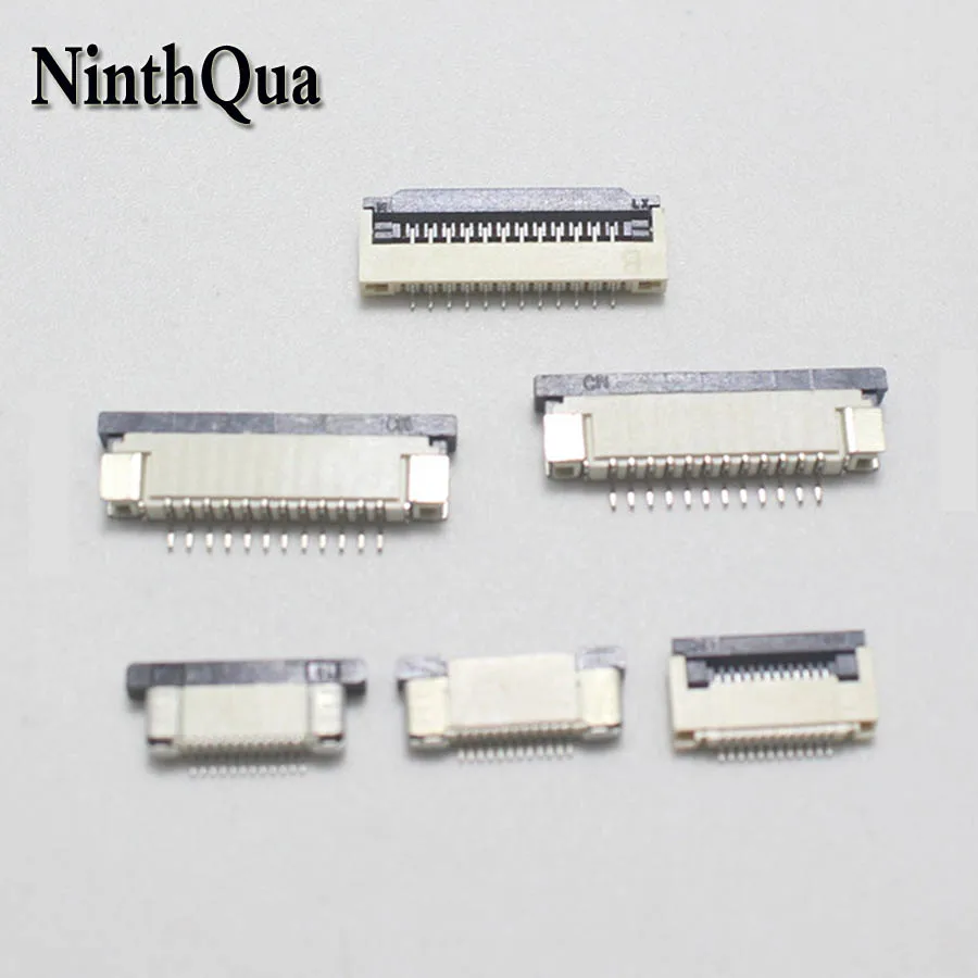 5pcs 0.5MM / 1.0mm 12P Clamshell Drawer Up Down FPC Connector socket for 12Pin Type A B FFC Cable