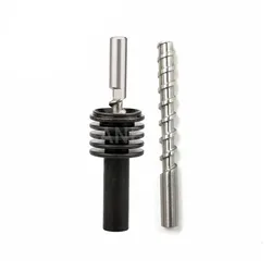 8MM x 82MM / 10x120MM Ceramic Mud Powder Extruder Micro Screw Throat Feed Rod Feed Rod 3D Printer Accessories
