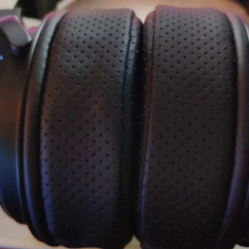 فاخر تنفس سماعات الأذن بروتين الجلد مجسمة لينة رغوة بطانة للأذن وسائد للصوت-تكنيكا لسوني ل AKG 70 مللي متر 100 مللي متر