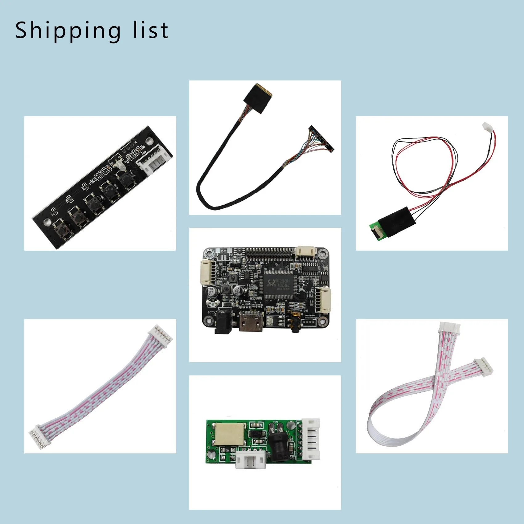 Werken Met 12.3Inch 1920X720 HSD123IPW1-A00 Lcd-scherm HD-MI Lcd Controller Board