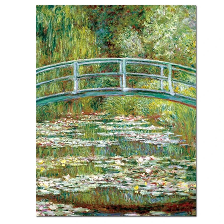 Claude Monet Water Lilies Full Square 5D DIY Diamond Painting needlework Diamond Embroidery Cross Stitch kits rhinestones decor