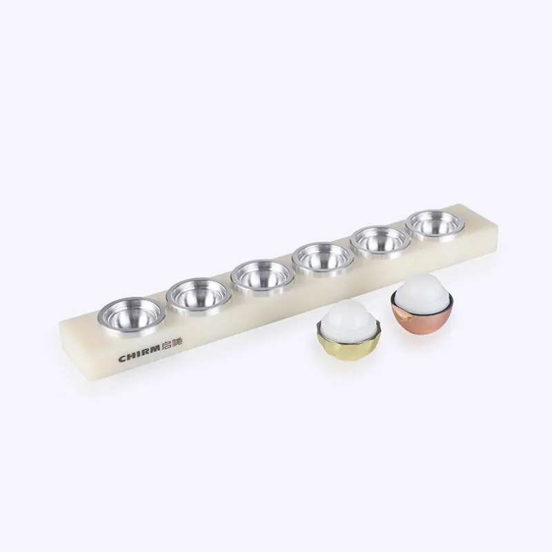 1/6 löcher DIY Lippenstift Form Aluminium lip balm form DIY Lip Rouge Balm Lip Balm Make-Up, Der Werkzeug Füllen Form zubehör