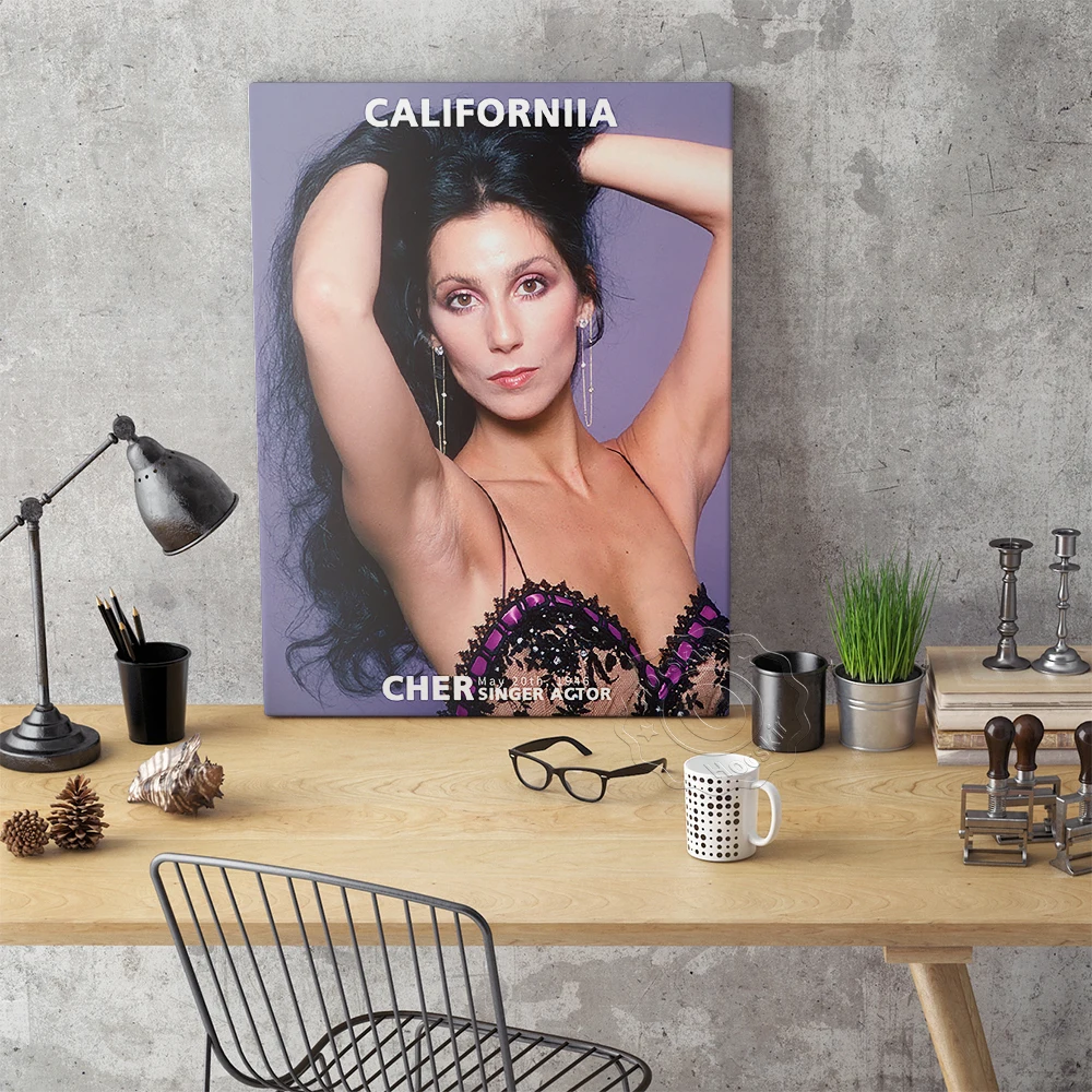 Cher Sexy Music Star Art Print - đánh giá và giá Vintage Collectible Magazines