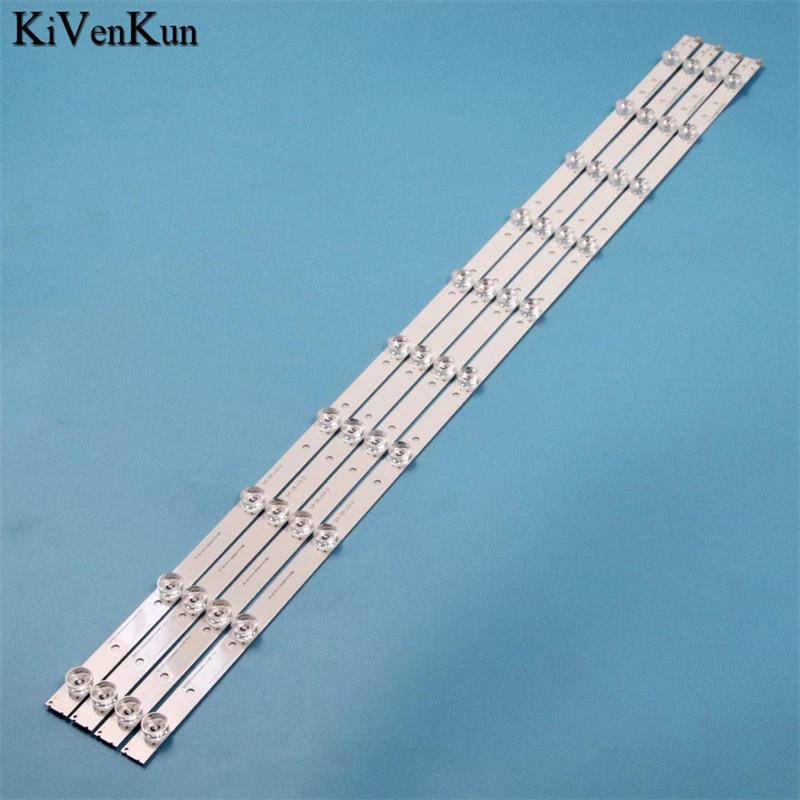 

4PCS/Set New LED Lamp Band For BUSH 40/233FDVD Backlight Strip LC.4M503.001 LC.4M502.001 V400HJ6-PE1 Illumination Straps Article