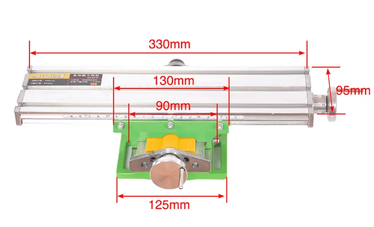 multifunction mini table bench vise  drill milling machine stent BG6330 1pcs