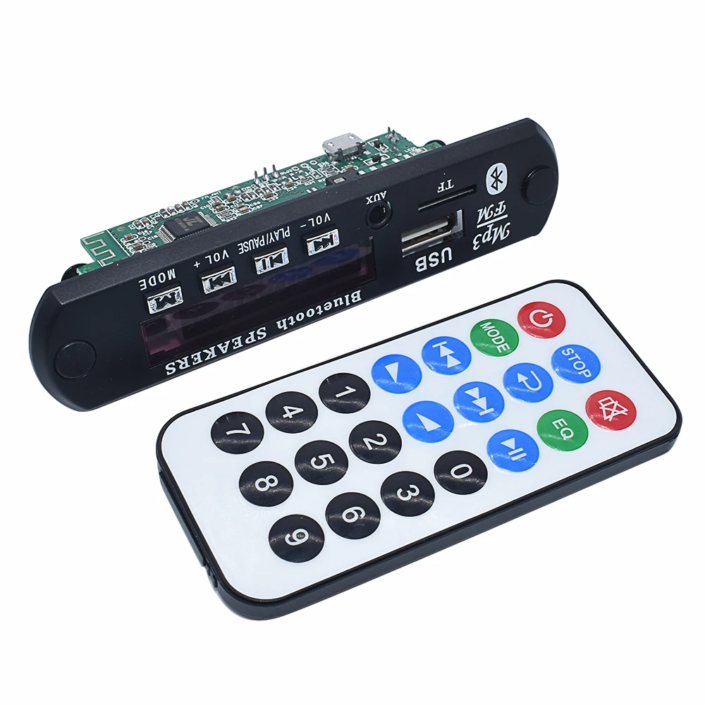 Bluetooth MP3 Decodierung Bord Modul w/ SD Card Slot / USB/FM/Fernbedienung Decodierung Bord Modul