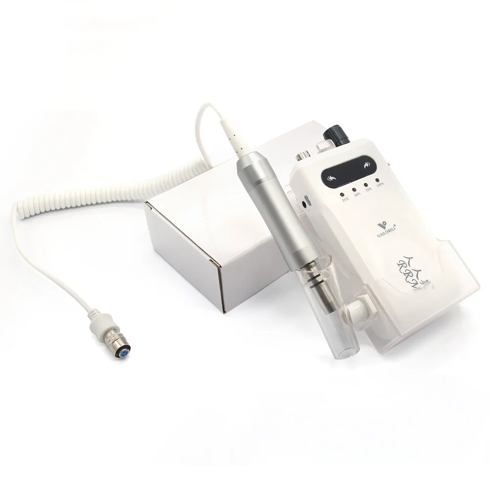 Mạnh Mẽ Khoan Mới 35000 Vòng/phút Nha Khoa Di Động Mini Micro Động Cơ Không Chổi Than Điện Micromotor Sạc Nail Khoan Đánh Bóng