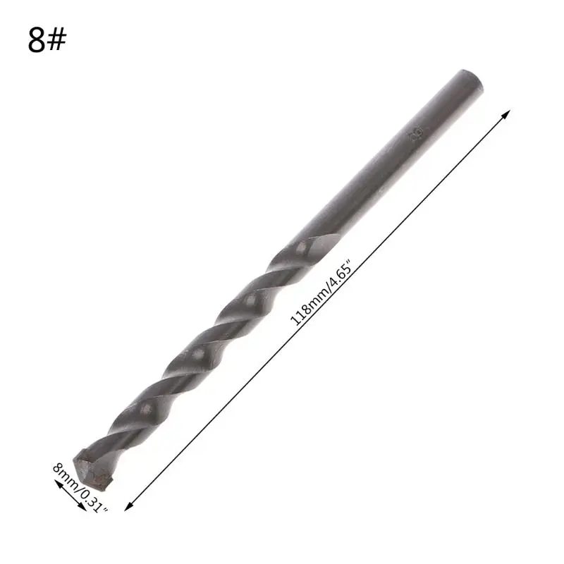 77JA Drill Bit Masonry Tipped Concrete Drilling 4/5/6/8/10mm Power Tool Accessories