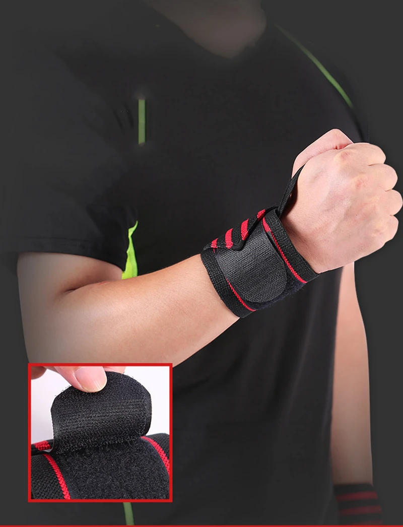 1 Piece Weight Lifting Strap Fitness Gym Sport Wrist Wrap Bandage Hand Support Wristband