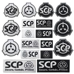 SCP Foundation Logo Embroidery Patch Supernatural Lovers Hook Loop Armband Badge Applique For Jacket Jeans bag Backpack Clothes