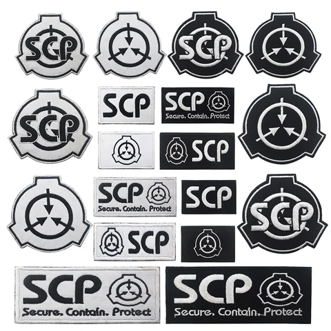 Нашивка SCP Foundation от OLOEY - вышивка для фанатов — внешний вид товара