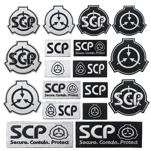 SCP Vakfı Logosu Nakış Yaması, Doğaüstü sevenler, Cırt Cırt, Ceket, Kot Pantolon, Çanta, Sırt Çantası ve Giysiler için Kol Bandı Rozeti Aplike 8 en çok satan, vakıf ve scp - №2