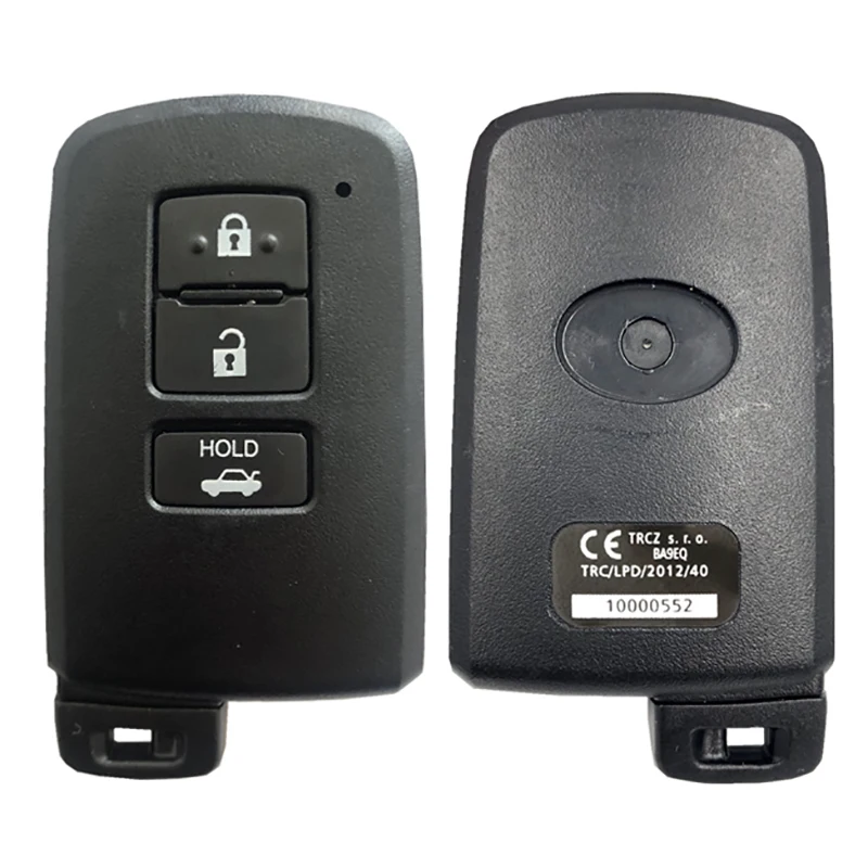 도요타 Auris Rav4 용 스마트 자동 키, 애프터마켓 3 단추, 434MHz, 퍼스트 P1 88 모델, BA9EQ 부품, 89904 33501 키리스 고 없음, CN007160