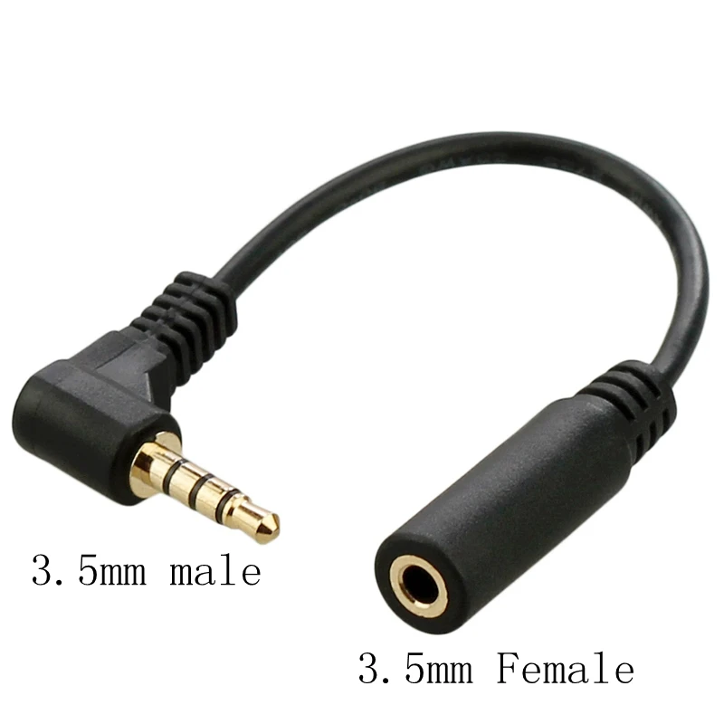 2,5mm 4 polos macho a 2,5mm 4 polos hembra 3,5mm 4 polos macho a 3,5mm 4 polos hembra Audio estéreo macho a hembra Cable de extensión 20cm