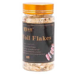 Gold Leaf Flakes for Gliding Arts Crafts Nail Decorations Painting Gold Foil Fragments Craft Paper Pieces gold Flakes potal