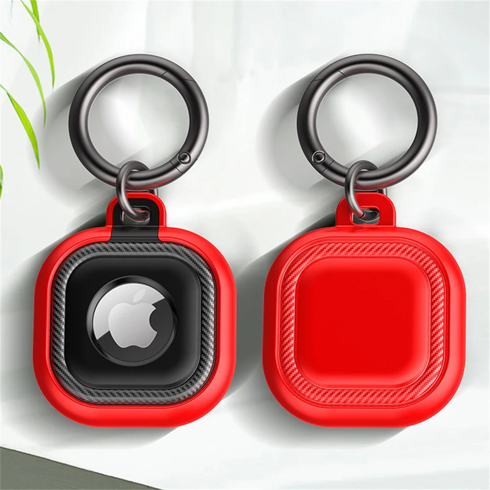 Soft Compatible For Apple AirTag Case Protective Keychain Protector Cover for Accessories Key-Ring Dog or Cat Collar Finder GPS