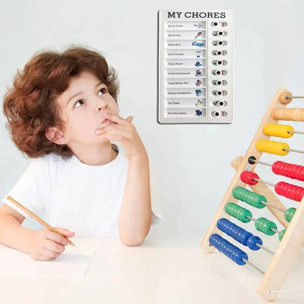 Checklist Daily Task Planning Board To Do List Pad Detachable Chores Wall Hanging Memo Plastic Board Multi Purpose Stationery