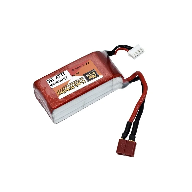 ZOP Power 11.1V 1500mAh Lipo Battery For RC Helicopter Toys Car Boats Drone Parts 3s battery 11.1v Rechargeable Battery 1PCS