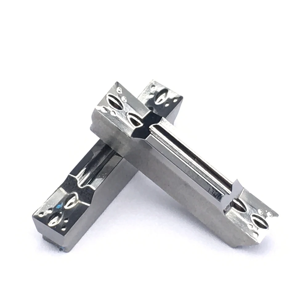 MGMN400 M H01-Herramienta de torno CNC de procesamiento de aluminio, inserto de carburo de aluminio de ranurado de 4mm, 10 piezas de torneado, para soporte MGEHR