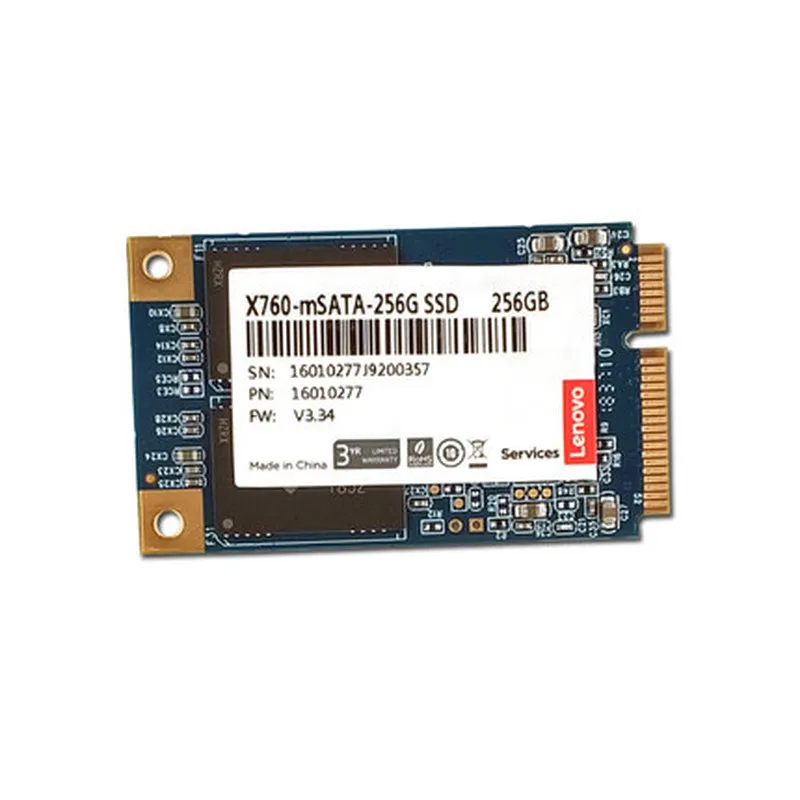 لينوفو X760 MSATA 256G SSD Y470 Y400 Y480 B480 E430 X230 M490 yoga-13 X1 T420T 430 S E430 SSD ترقية الكمبيوتر 100% الأصلي