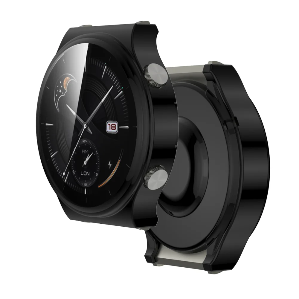 Xi Mạ TPU Ốp Lưng Bảo Vệ Cho Đồng Hồ Huawei Watch GT2 Pro Full Màn Hình Bìa Khung Đồng Hồ Huawei Watch GT 2 Pro