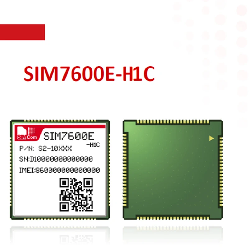 in stock! 20pcs SIMCOM SIM7600E-H1C brand original module 4G LTE Cat1 module B1 B3 B7 B8 B20 GNSS GPS BeiDou GLONASS compatible