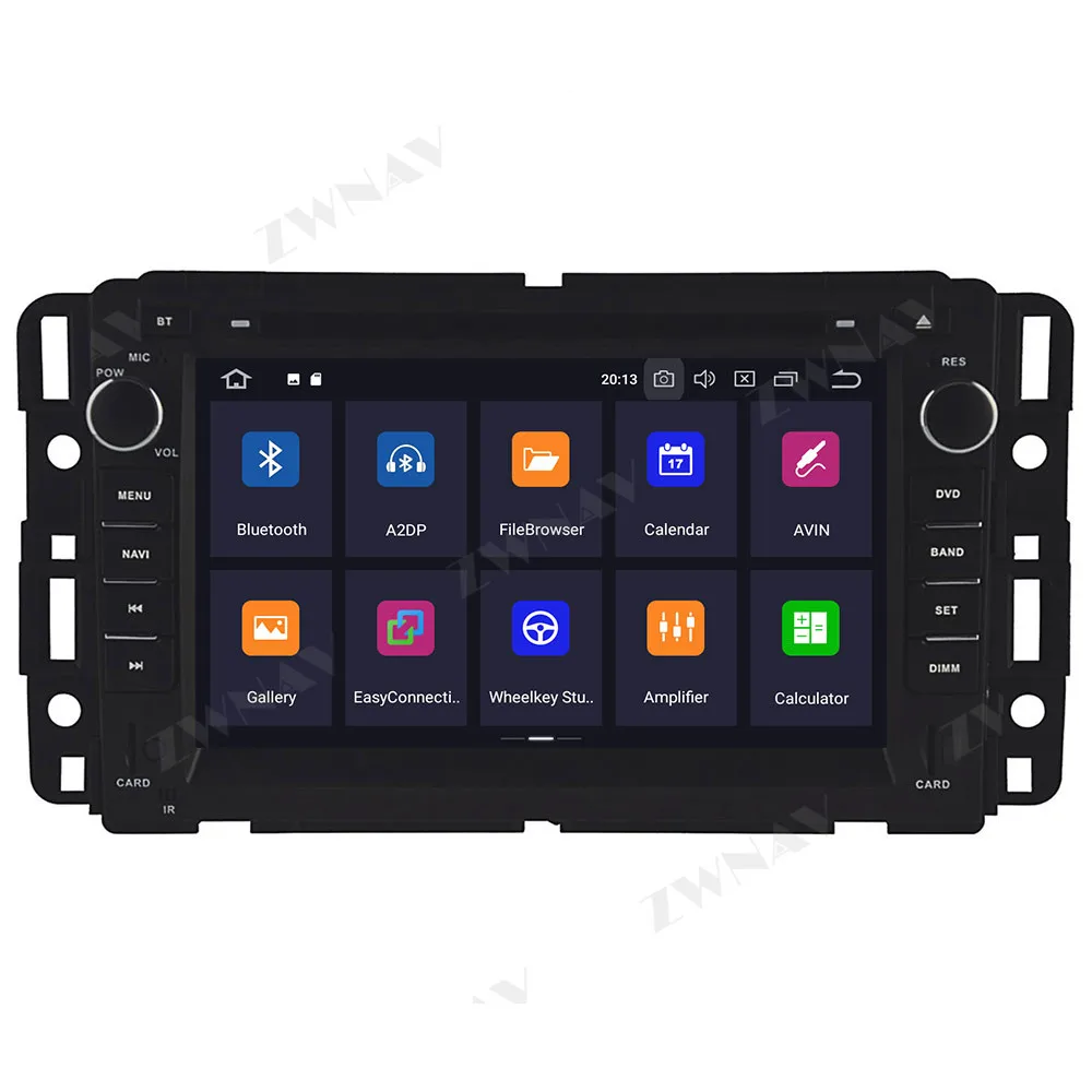 For GMC Yukon Tahoe 2007-2012  Car Radio Android 2 Din Carplay Automotive Screen Multimedia Auto GPS Audio Stereo Head Unit DSP